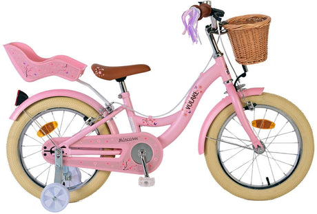 Volare Blossom Kinderfahrrad – Mädchen – 16 Zoll – Pink – zwei Handbremsen