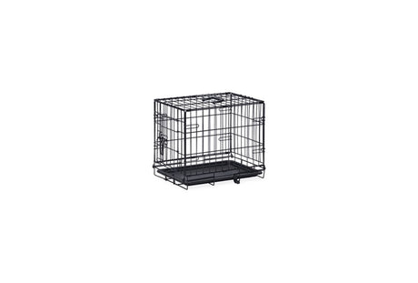 Beeztees hondenbench xs - bench - inklapbaar - zwart - 49x36x40 cm