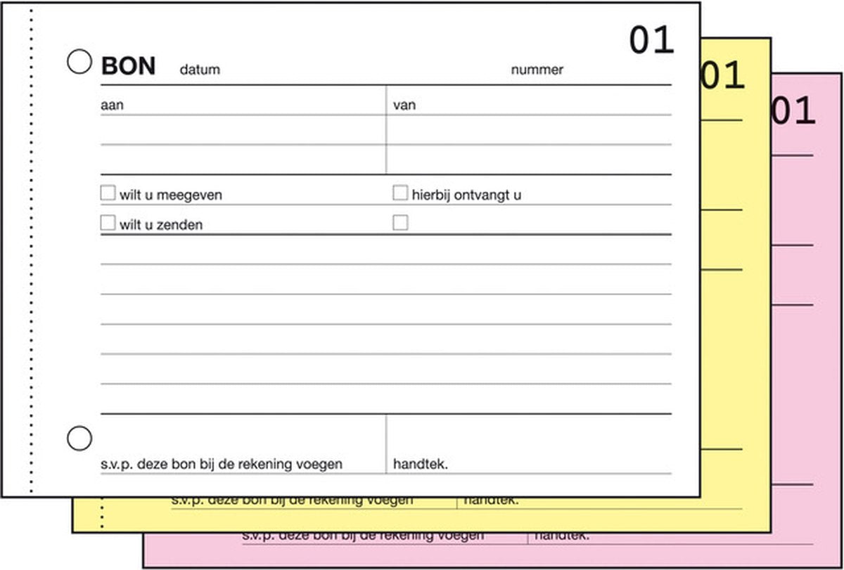 Sigel Quittungsbuch – Express – A6 quer – Block 3x50 Blatt – mit Kohlefaser – SI-40270