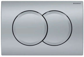 Geberit delta01 - bedieningsplaat, mat chroom 115.107.46.1
