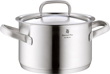 WMF Gourmet Plus - mittelgroßer Kochtopf - ø16 cm - Edelstahl - für alle Herdarten geeignet - Profiqualität