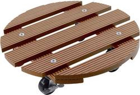 Metafranc wu0825120 transportroller houtcomposiet (wpc) laadvermogen (max.): 60 kg 300 mm x 73 mm aantal rollers 4