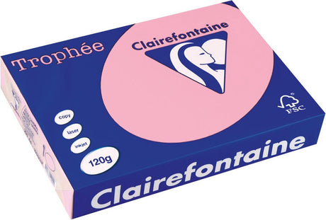 Clairefontaine Trophäe Pastell A4 Rosa 120 g 250 Blatt