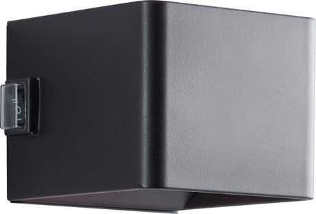 Brilliant iseo – wiederaufladbare Wandleuchte mit Akku, kabellos – mit Bewegungssensor – IP44 – LED 4 W – 300 Lumen – 3000 K – mit Batterieanzeige – Schwarz
