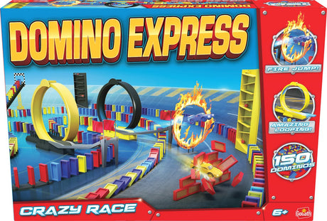 Goliath Domino Express Crazy Race – Konstruktionsspielzeug – Domino-Paket