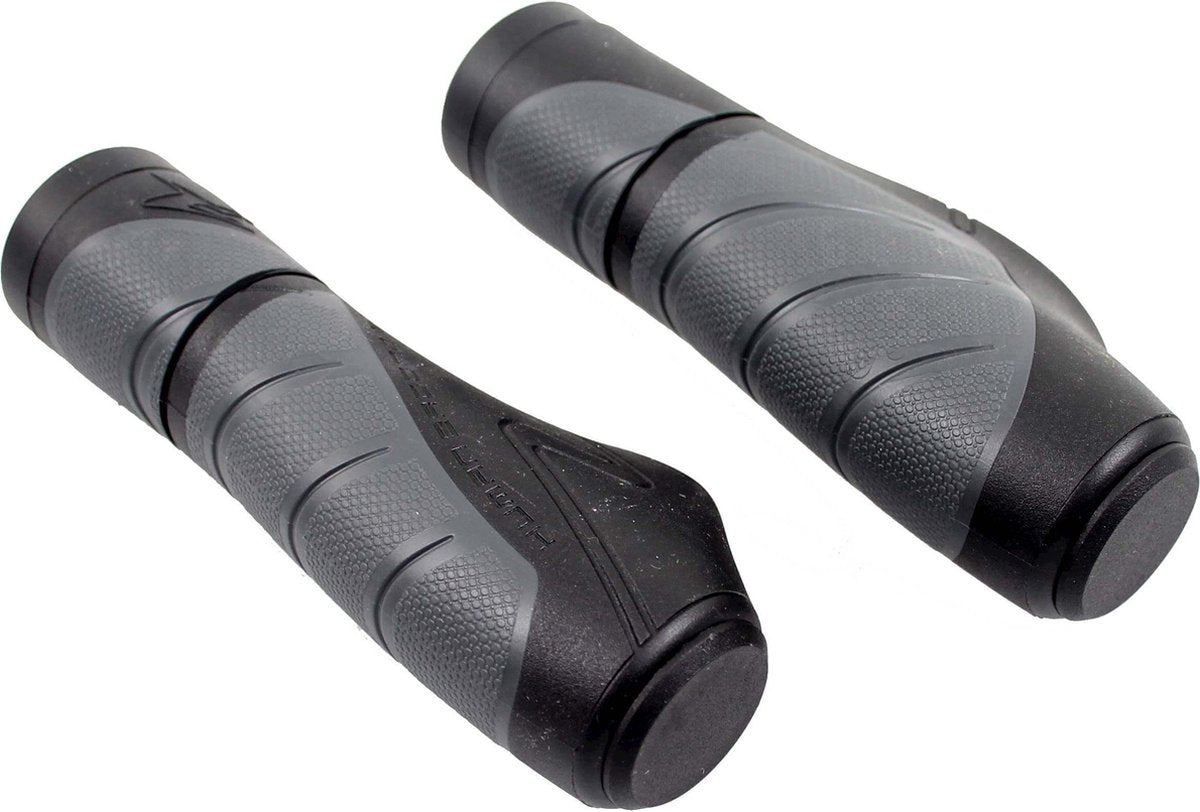 Simson behandelt die Ergonomie mit schwarz-Anthrazit-Geronomie-Paddelform, optimale Druckverteilung, zusätzliche Unterstützung, geeignet für Fahrräder mit ohne Grip Shift Gear #simson #Gonomics #Black-Antracite