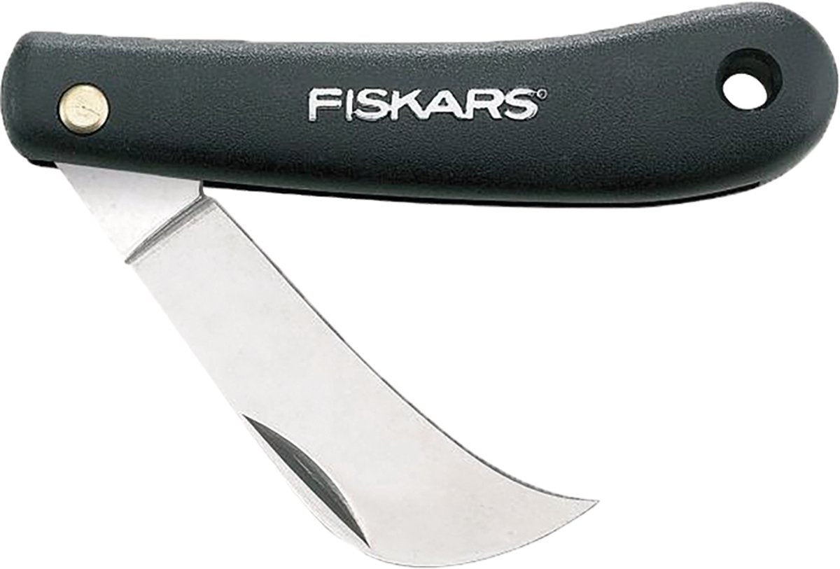 Fiskars Gartenmesser – K62 Blumenmesser – Klinge aus rostfreiem Stahl – Taschenmesser – Outdoormesser