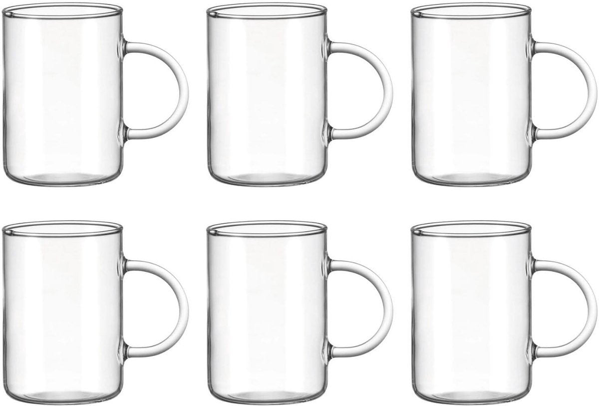 Leonardo novo theeglas 360 ml - set 6