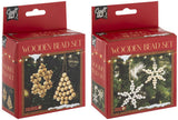 Kreative Bastelgruppe Holzperlen Weihnachtsanhänger Set Weihnachten