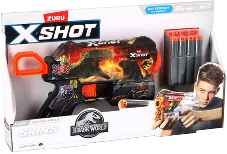 X-Shot Skins Flux Jurassic 8 Darts | 2 Stk