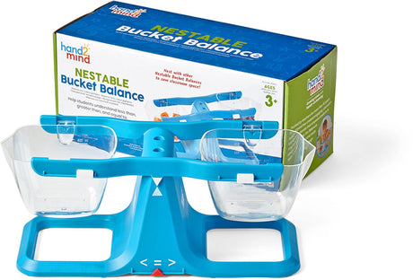 Lernressourcen, schachtelbare Eimerwaage, einzeln – 3+