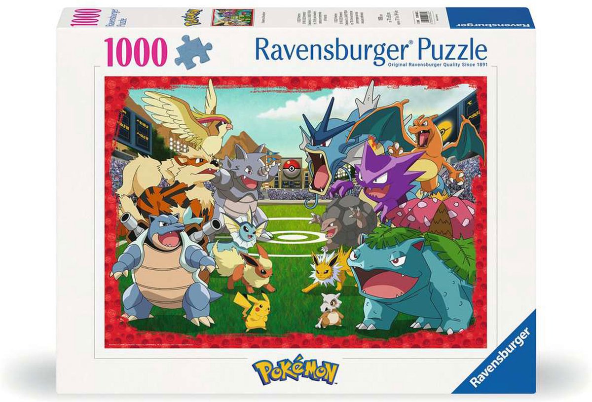 Ravensburger Jigsaw Puzzle -Konfrontation zwischen Pokémon, 1000st.