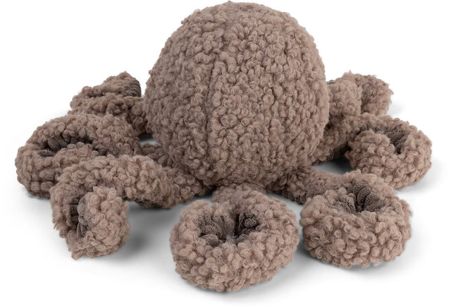 District 70 Squid – weiches Hundespielzeug mit Quietscher in Oktopusform – Taupe – 13 x 20 cm Einheitsgröße