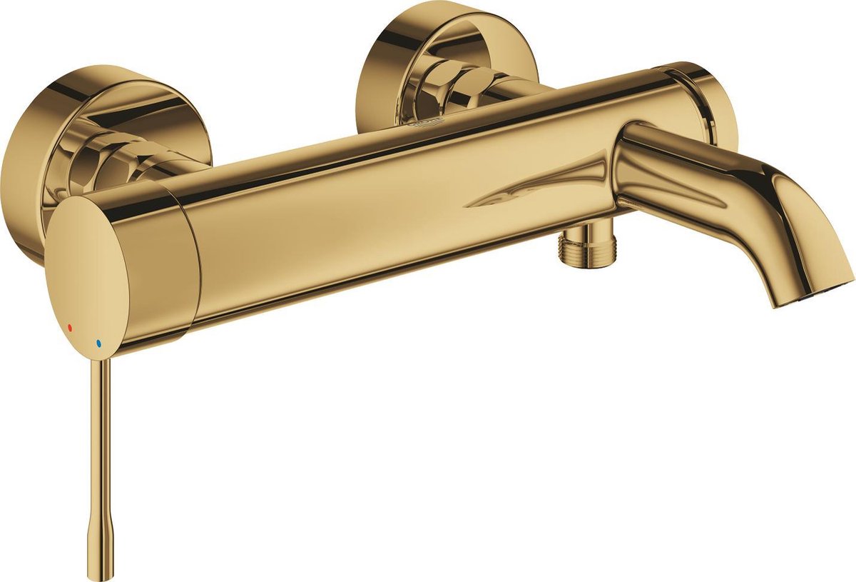 Grohe Essenz neue Wannenarmatur – Mischbatterie – 15 cm Achsabstand – Cool Sunrise (Gold)