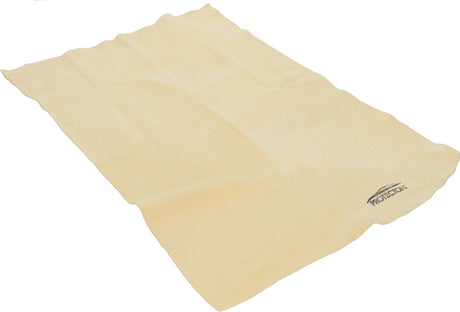 Protecton natürliches Fensterleder XL – großes Format – zum streifenfreien Trocknen gewaschener Oberflächen – hohe Saugfähigkeit – auch für den Hausgebrauch – 61 x 39 cm