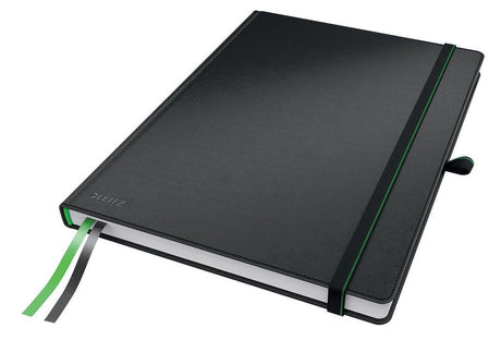 Leitz Komplett-Notizbuch A4 kariert - mit Hardcover - Schwarz