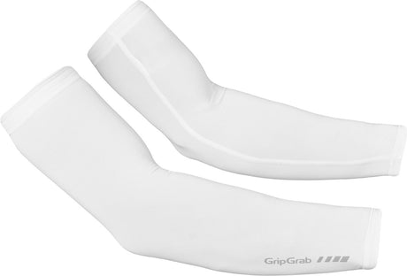 Gripgrab – UPF 50+ UV-Schutz Armstulpen Sommer Fahrrad Armstulpen UV-Schutz – Unisex – Weiß
