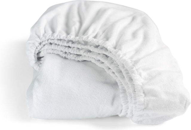 Cinderella - premium molton hoeslaken - tot 35 cm matrashoogte - 180x210 cm - wit