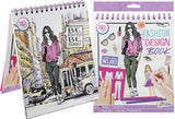 Grafix Fashion Design Sticker Book + Schablone