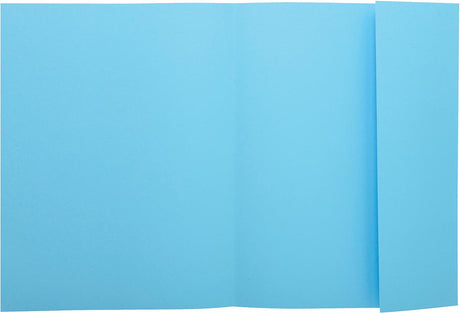 Exacompta super 160 pak van 100 mappen met 1 klep - 24x32cm - - lichtblauw - 348006e