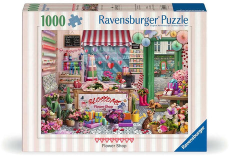 Ravensburger - puzzel voor volwassenen - puzzel van 1000 stukjes - de bloemenwinkel - 14 jaar en ouder - puzzel van premium kwaliteit - 12001727
