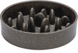 Designed by lotte pom antischrokbak kat - slowfeeder kat - voerbak - vaatwasserbestendig - bamboe - grijs - 410 ml