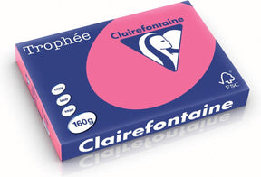 Clairefontaine Trophäe intensiv A3 Fuchsia 160 g 250 Blatt
