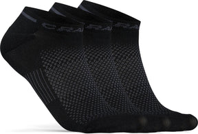 Craft Active Shaftless Sock 3er-Pack Unisex-Sportsocken – Schwarz