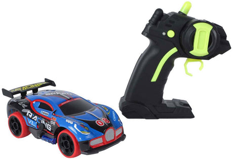Van Manen Veenendaal BV Roadstar RC-gesteuertes Rallyeauto mit Licht 2,4 GHz blau, 13 cm