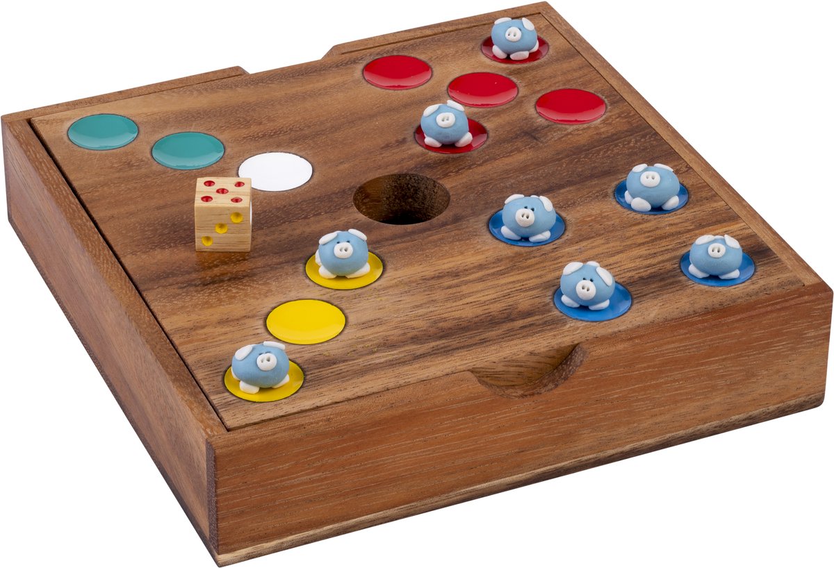 Engelhart pig hole - blauw - hout -