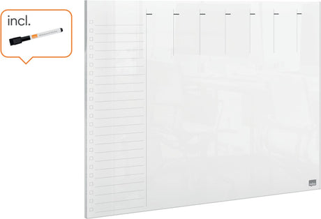 Nobo Wochenkalender 1915614 A4 transparent