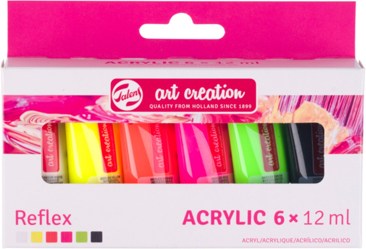 Talens Art Creation Acrylfarben-Set Reflex, 6x12ml