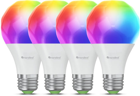 Nanoleaf matter a19 smart bulb - slimme verlichting - e27 - rgb - 4 stuks - apple home google home amazon alexa