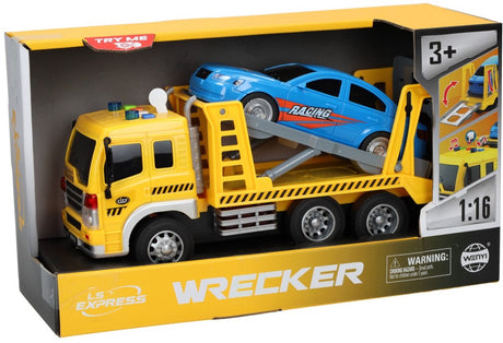 Transporter-Abschleppwagen mit Autolicht und Sound