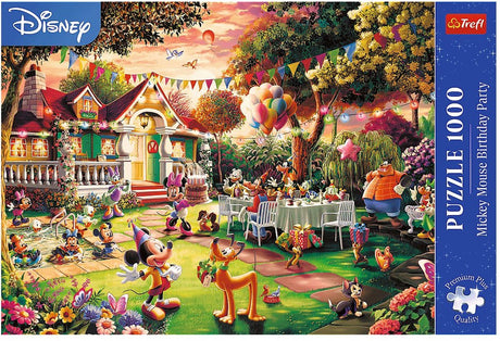 Trefl Puzzle 1000 Teile - Mickey Mouse Geburtstag - Disney-Karton.