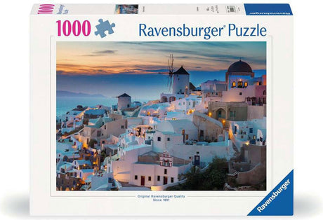 Ravensburger Jigsawn Abend in Santorini, 1000st.