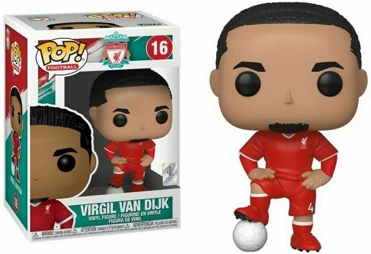 Funko Pop Football: Liverpool – Virgil Van Dijk Pop #16