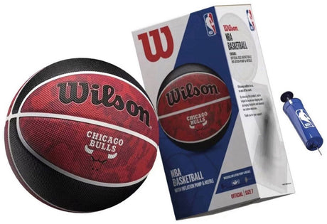 Wilson chicago bulls basketbal maat 7 + pomp set 9