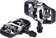 Bbb cycling fietspedalen trailmount mtb clipless set bpd-71 - mat zwart - 90 x 60 mm