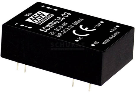 MW Mean Well SCWN03E-05 DC-DC-Wandlermodul 600 MA 3 W Anzahl der Ausgänge: 1 x Inhalt 1 Stück
