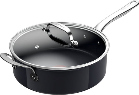 Jamie Oliver by Tefal Prima Bratpfanne – ø26 cm – Keramik – für alle Herdarten geeignet – inklusive Glasdeckel