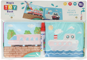 Koopman waterkleurboek met pen - voertuigen.