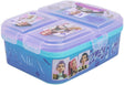 Stor kpop demon hunters kinderlunchbox – broodtrommel met 4 vakken voor kinderen vanaf 4 jaar - vaatwasserbestendig bpa-vrij - blauw paars