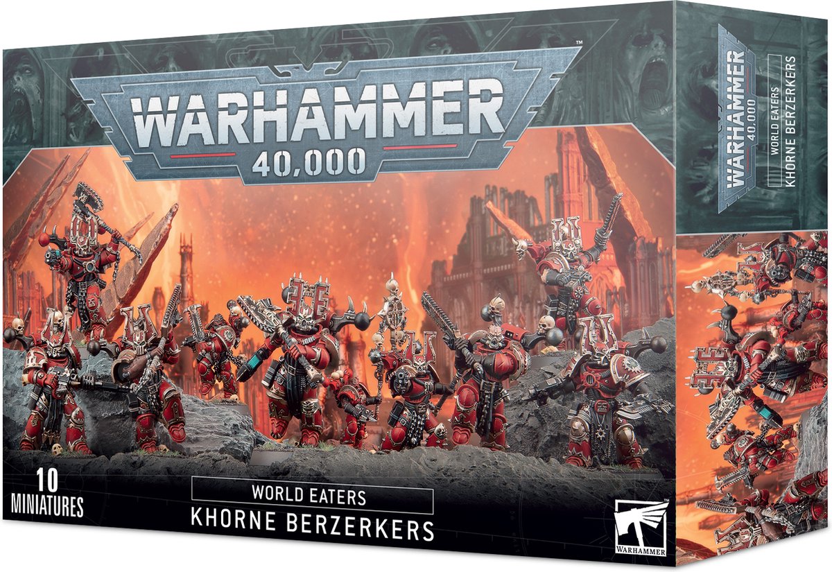 Games workshop warhammer 40k 40.000 - world eaters – khorne berzerkers – 43-10