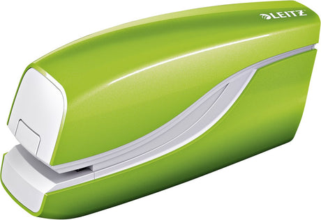 Leitz nexxt wow Elektro-Heftgerät für berührungsloses Heften – batteriebetrieben – Heften bis zu 10 Blatt – grün