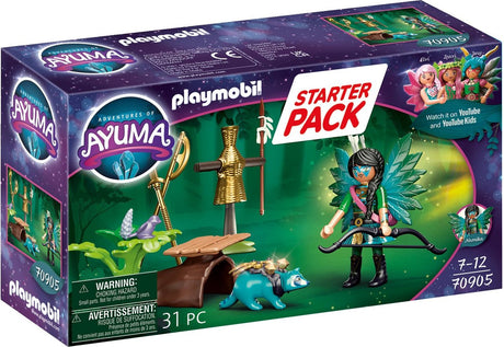 Playmobil Ayuma Starterset Ritterfee mit Waschbär - 70905