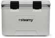 Steamy marine 21 - middelgrote koelbox inclusief verdeelwand en inlegbakje - 21 liter - frigobox - wit