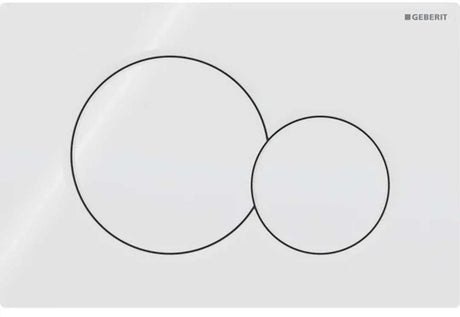 Geberit Sigma 01 Bedienfeld – weiß