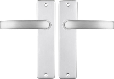 Starx Türgriff Aluminium – Türbeschläge – Türgriff mit Schild – Rollo – Türgriffblock – 43 x 180 x 18 mm