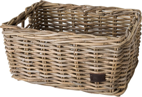 Fastrider Zeno Rattan Fahrradkorb – Natur – 26l – handgefertigt